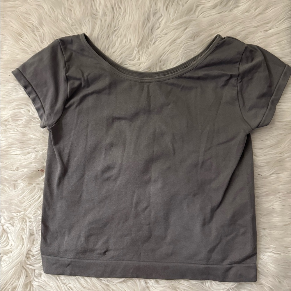 Free People Gray Tee shirt size xs/s